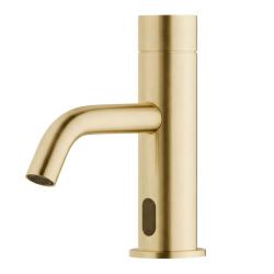Waterevolution Flow rubinetto elettronico per lavabo a infrarossi a batteria Oro chiaro T110EWGE