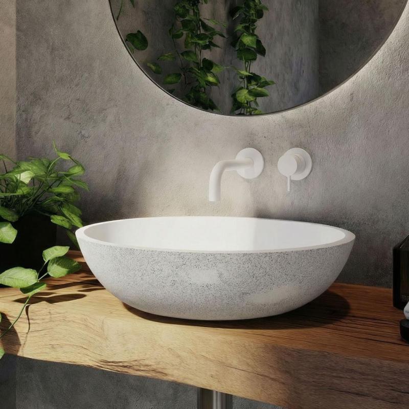 Waterevolution Flow Miscelatore per lavabo con beccuccio 10cm T116BBR-10