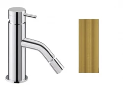 Waterevolution Flusso rubinetto miscelatore per bidet in ottone naturale T120LE