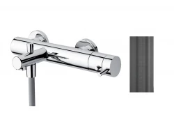 Waterevolution Flow termostato per vasca da bagno con set doccia a mano PVD Gun Metal T130TGME