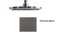 Waterevolution Flow doccia a soffitto 250mm PVD Gun Metal T164325GME