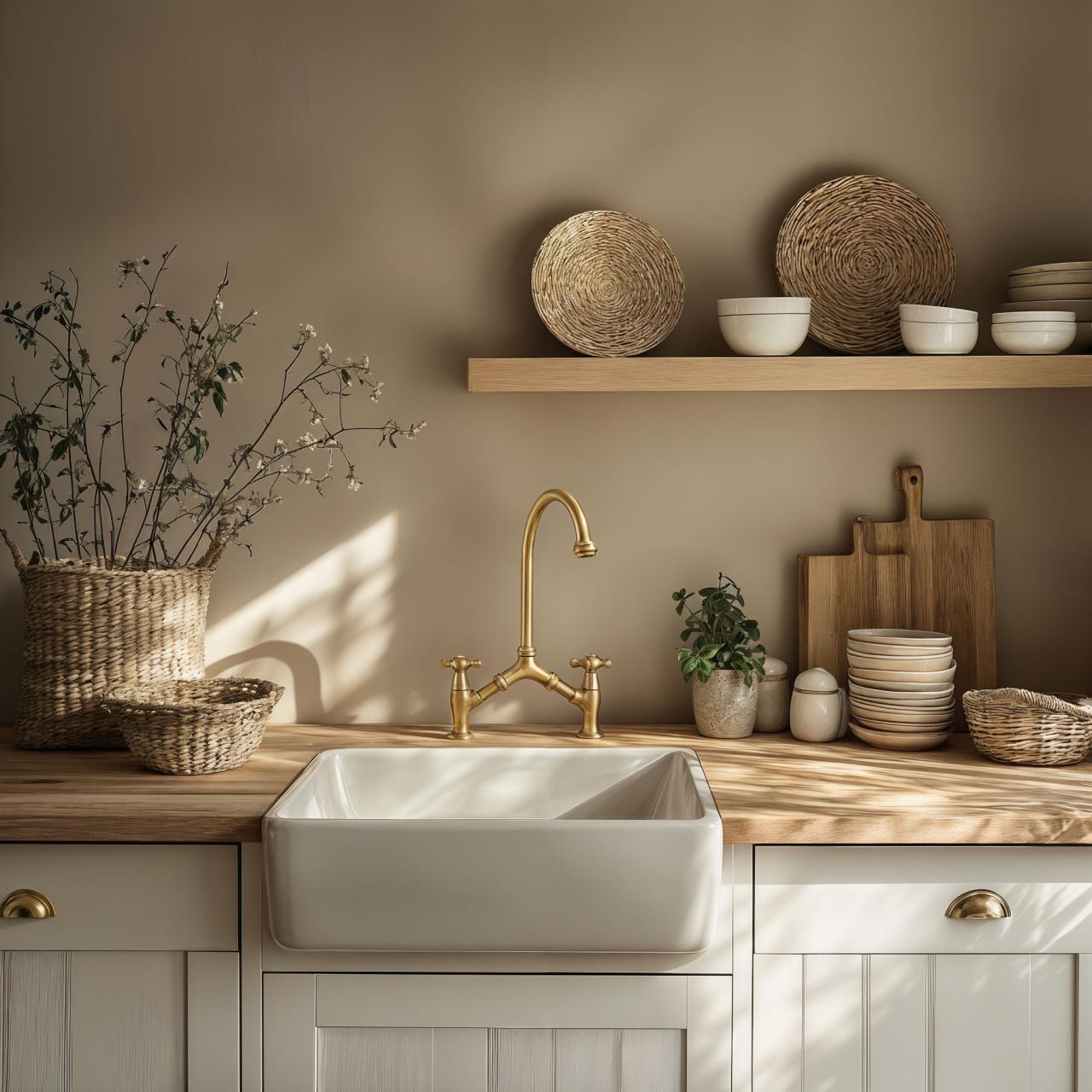 PB classic Rubinetto cucina nostalgico Bronzo con interasse variabile tra i 2 fori 18-25 cm 1208954352 - Productafbeelding 2