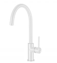 Lorreine Mersey White Rubinetto da cucina con beccuccio girevole opaco bianco 1208954607