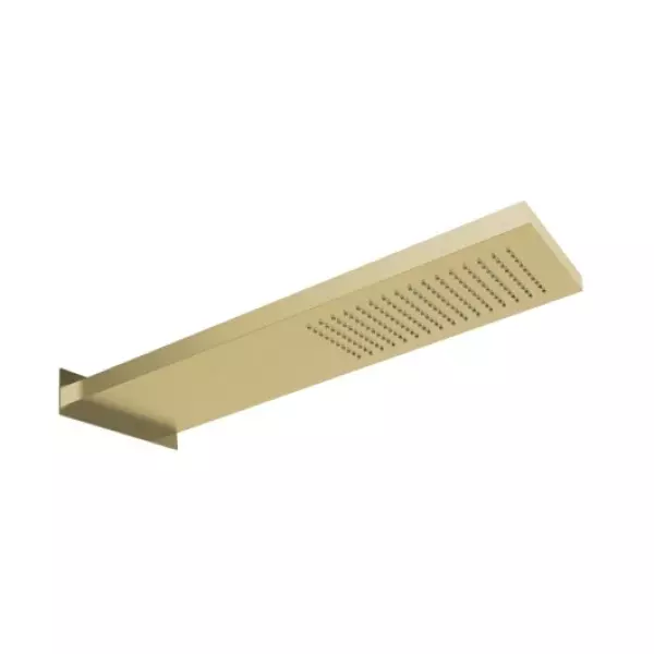 SB Square 316 Doccia a pioggia con attacco a parete doccia a soffitto PVD oro 1208955334