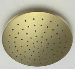 Doccia a pioggia SB Round 316, doccetta a soffitto 30cm, placcatura in oro PVD, 1208955345.