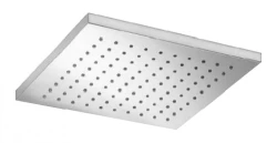 Doccia a soffitto Eco Air con risparmio idrico quadrata in cromo 25x25cm 1208955530 by SB Rubinetterie.