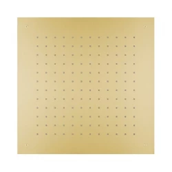 Doccia a pioggia a soffitto SB Temptation incasso quadrata 50x50cm PVD Oro 1208955780