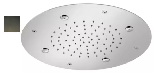 SB Round Mist Showerhead a incasso PVD Gun Metal 1208955796