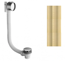 Revoluzione dell'acqua overflow per vasca con combinazione di riempimento vasca PVD Light Gold B1ENCHWGE