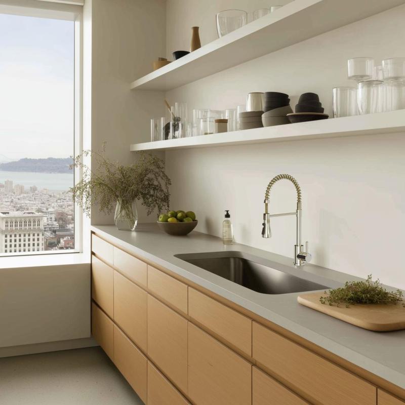 Quadri Derby Miscelatore da cucina con beccuccio flessibile e doccetta con 2 tipi di getto in acciaio inossidabile 1208955916