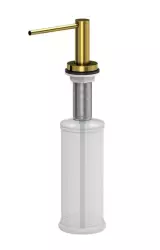 Quadri Swindon Luxe Dispenser di sapone a incasso PVD oro ricaricabile dall'alto 1208956046