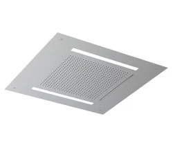 SB Square 316 Doccia a soffitto incassata Velvet Temptation con cromoterapia a LED e cascata bianco opaco 1208956743