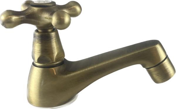 Rubinetto da lavabo classico PB con maniglia a leva, acqua fredda, modello basso, in bronzo 1208956902.