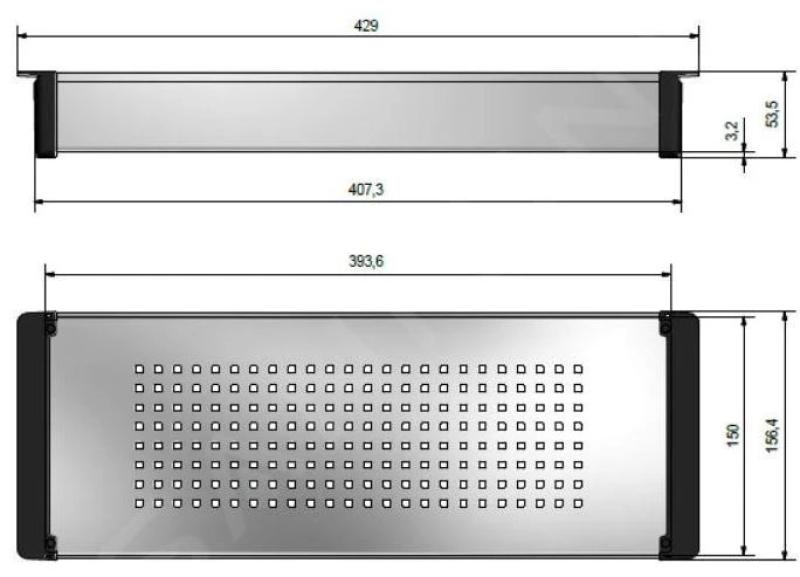 Franke Kubus 2.0 Vaschetta in acciaio inossidabile 429x156mm modello specifico 112.0394.981