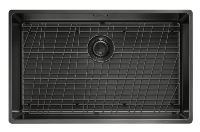 Franke Mythos Masterpiece BXM 210.68 lavello grande gun metal PVD antracite 685x410mm a filo e sottopiano 127.0674.440