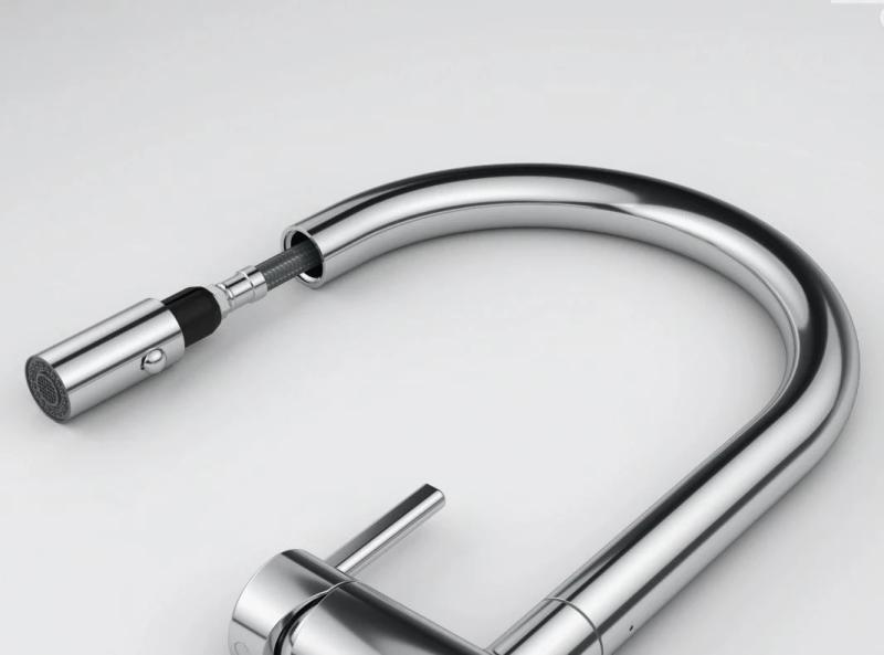 Franke Active J Rubinetto da cucina cromato con doccetta estraibile 115.0653.401