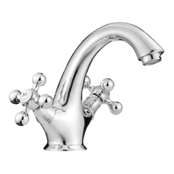 AquaTrimo Vivaldi Miscelatore classico cromato per lavabo incluso tappo per lavabo 43VV7065CM