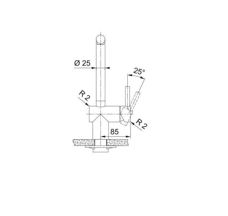 Franke rubinetto da cucina dorato Atlas Neo con beccuccio estraibile pvd oro 115.0681.242