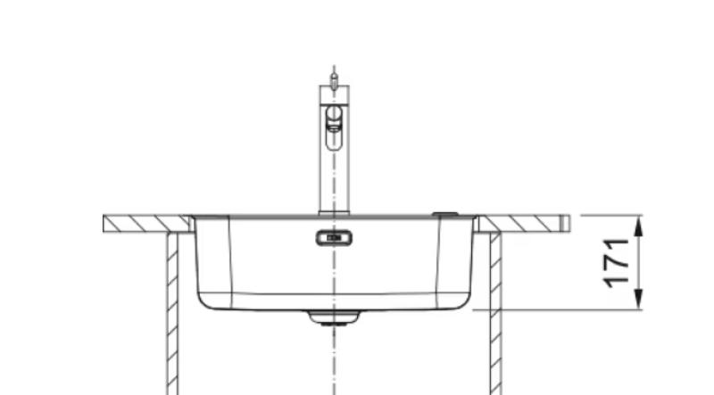 Franke Smart SRX 210.50 T Lavello in acciaio inossidabile 50x40 montaggio a filo 127.0688.777