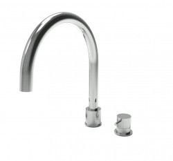 Waterevolution Flow miscelatore da cucina a 2 fori bianco opaco T151BR