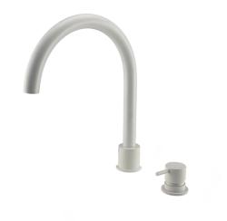 Waterevolution Flow miscelatore da cucina a 2 fori bianco opaco T151BR