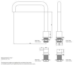 Waterevolution Flow miscelatore da cucina a 2 fori bianco opaco T151HBR