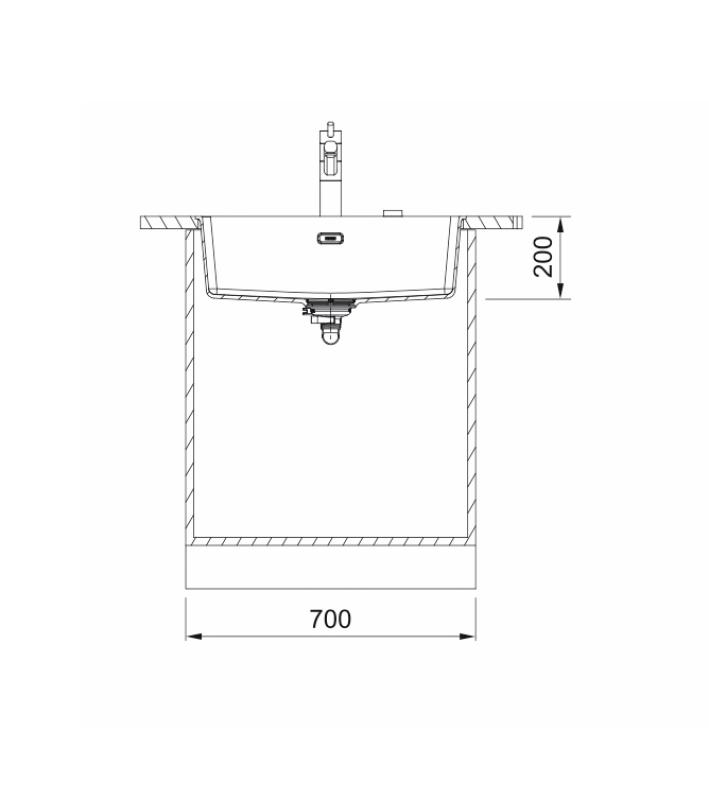 Franke Maris MRG 110-62 Fragranite Onyx lavello sottotop