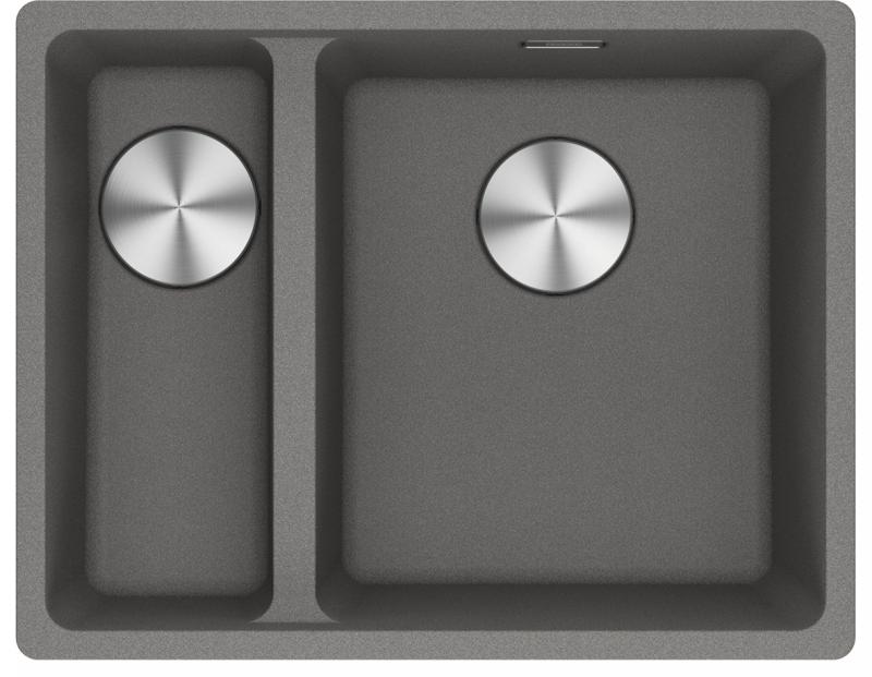 Franke Maris MRG 260-34-15 Lavabo in Fragranite Stone grigio con vasca a destra per installazione a filo top