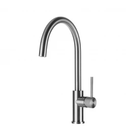 Lorreine Mersey Luxx Rubinetto per cucina completamente in acciaio inossidabile con beccuccio girevole MERSEY-XX