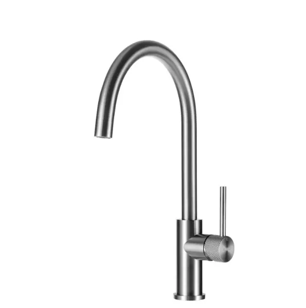 Lorreine Mersey Luxx Rubinetto per cucina completamente in acciaio inossidabile con beccuccio girevole MERSEY-XX