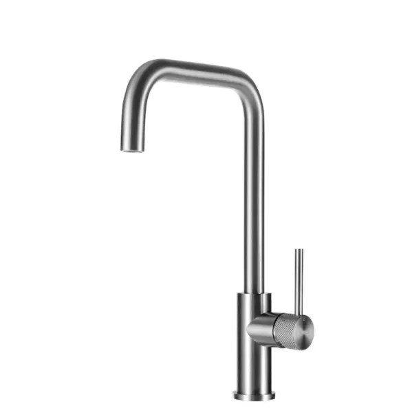 Lorreine Medway Luxx Rubinetto da cucina completamente in acciaio inox con beccuccio girevole MEDWAY-XX