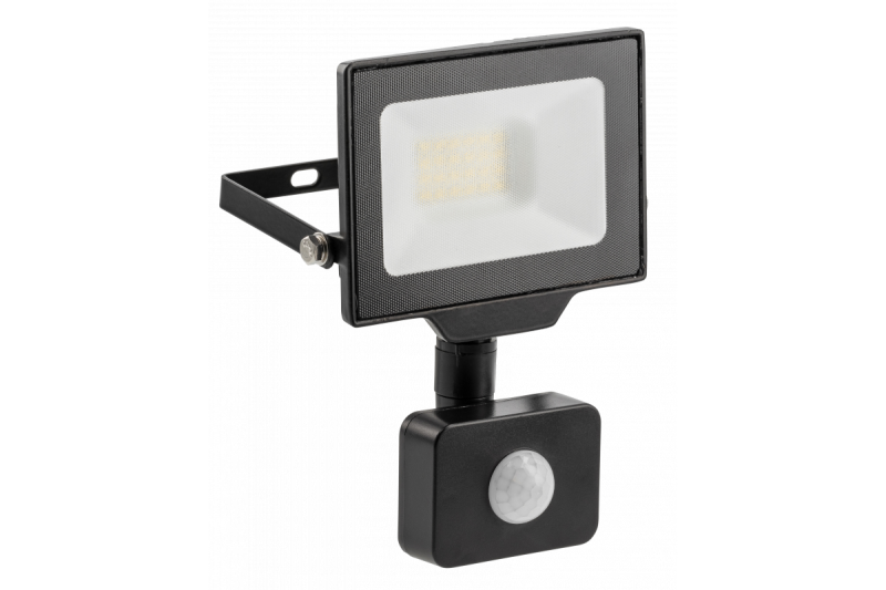 Faretto a LED G-TECH con sensore di movimento,20W,2000lm,AC220-240V,50/60 Hz,PF>0,9,RA>80,IP65,120°,4000K,nero 1208959174