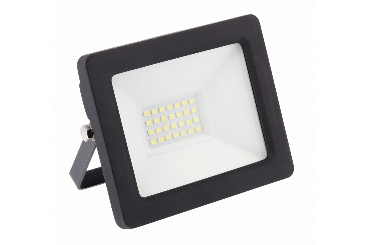 Faretto a LED G-TECH 30W, 2400lm AC220-240V, 50/60 Hz, PF>0,9, RA>80, IP65, 120°, 6400K, nero 1208959191 - Productafbeelding