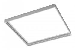 Telaio G-TECH per montaggio a superficie di pannelli LED 45x45cm, senza viti, bianco 1208959231