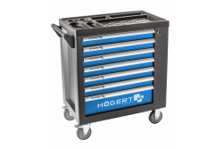 Hoegert Cassettiera degli attrezzi con 7 cassetti e porta laterale 1208962009