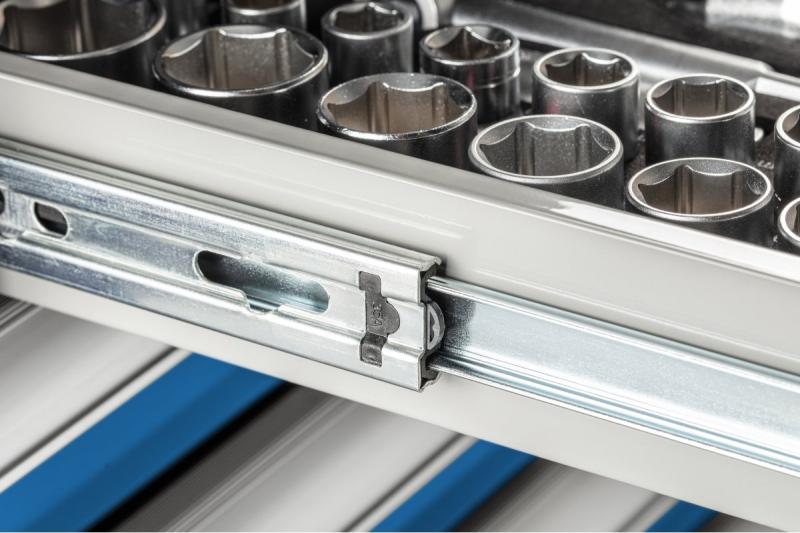 Hoegert Cassettiera degli attrezzi con 7 cassetti e porta laterale 1208962009