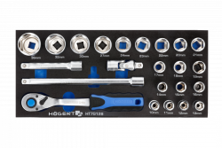 Hoegert Set di prese con manico a cricchetto 1208962038