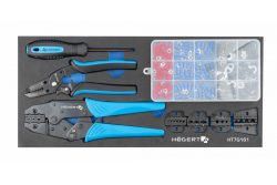 Hoegert Set di pinze per crimpare 158 pezzi. 1208962067