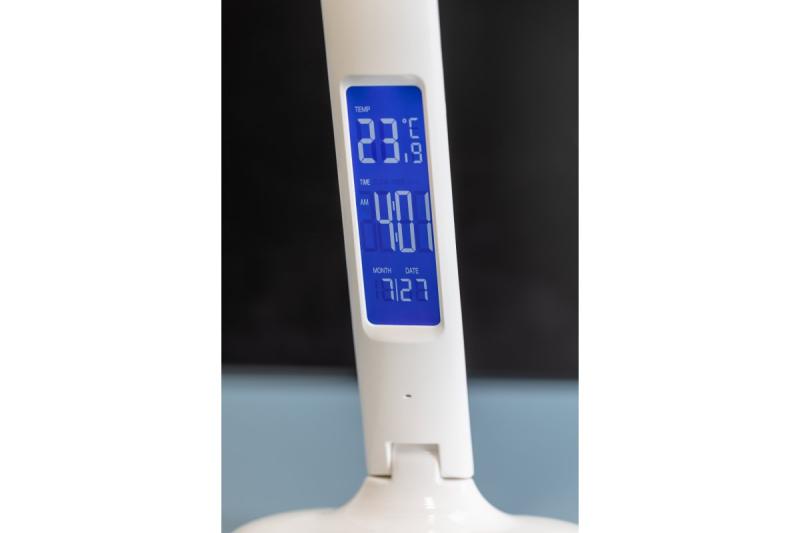 Decor Lampada da tavolo GALACTIC LED 5W 240lm AC220-240V 50/60Hz colori intercambiabili (3000K 4000K 6000K) calendario sveglia termometro corpo bianco 1208962484