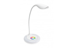 Decor Lampada da tavolo GALACTIC LED 5W 240lm 5V DC 4000K RGB base di ricarica USB corpo bianco. 1208962485