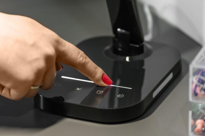 Decor Lampada da scrivania Gale 8 W 550lm AC220-240V 5-CCT 10 Step Dimming PF>0 5 RA>80 nera 1208962487