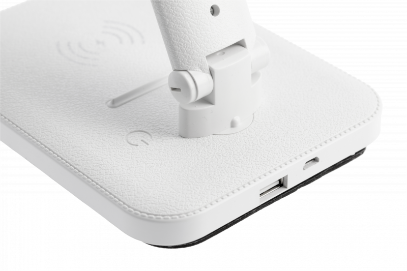 Decor Lampada da scrivania a LED IZUKA 6W 400lm AC220-240V 50/60Hz CCT caricatore induttivo bianco. 1208962496