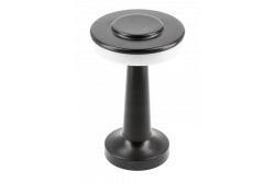 Decor Lampada da scrivania Monum 3W 200lm DC 5V 1A 3000 K 3 gradi. Batteria dimmerabile da 1800 mAh nera. 1208962504