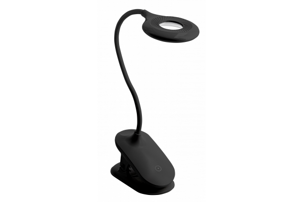 Decor Lampada da scrivania RINGO 4W 200lm. DC5V 1A 3000K-6000K 3-CCT bat.1200 mAh Ra>80 dimmerabile nera. 1208962508