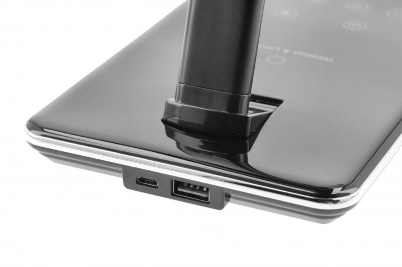 Decor Lampada da scrivania Tritton 6W 340lm AC220-240V 4-CCT Ricarica wireless USB PF>0 5 RA>80 nera 1208962518