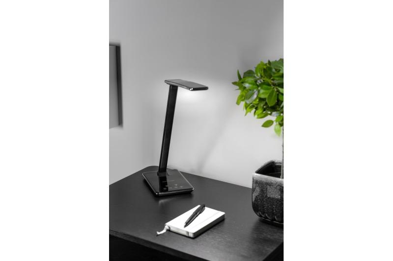 Decor Lampada da scrivania Tritton 6W 340lm AC220-240V 4-CCT Ricarica wireless USB PF>0 5 RA>80 nera 1208962518