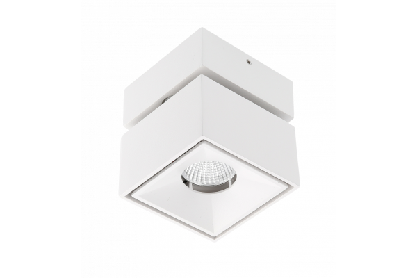 Decor Luminare LED BIANCO 8W 680lm AC220-240V 50/60 Hz PF>0 9 Ra≥80 IP20 IK06 36° 4000K bianco quadrato. 1208962669