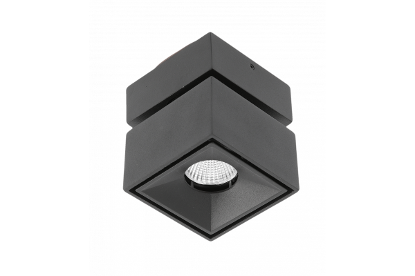 Decor Luminare LED BIANCO 8W 680lm AC220-240V 50/60 Hz PF>0 9 Ra≥80 IP20 IK06 36° 4000K quadrato nero. 1208962670