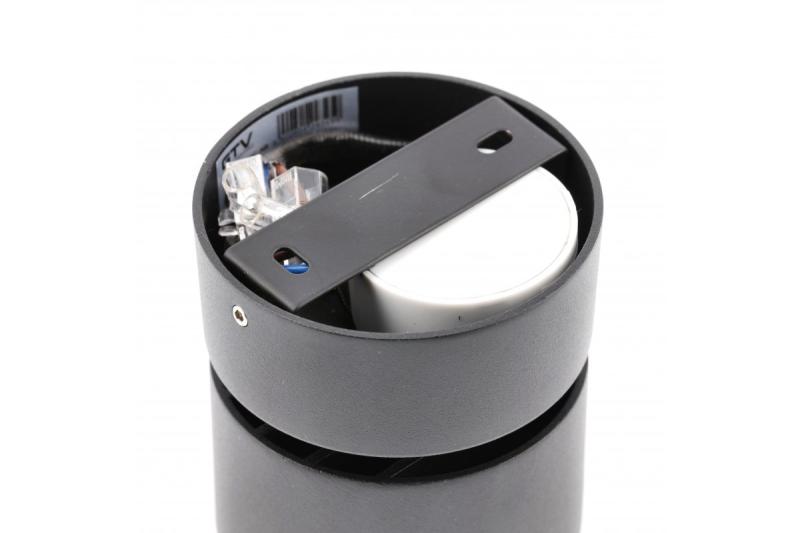 Decor Luminare LED BIANCO 8W 680lm AC220-240V 50/60 Hz PF>0 9 Ra≥80 IP20 IK06 36° 4000K nero rotondo. 1208962672