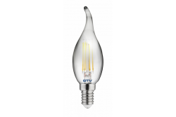 Luce LED decorativa, FILAMENTO, C35L, 27006, E14, 4W, 240lm, AC220-240V/ 50-60Hz, RA>80, 360° 1208962696